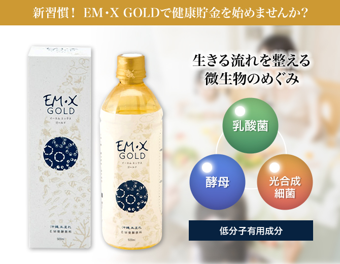 EM X GOLD イーエム エックス ゴールド 500ml 3本セット - ミネラル