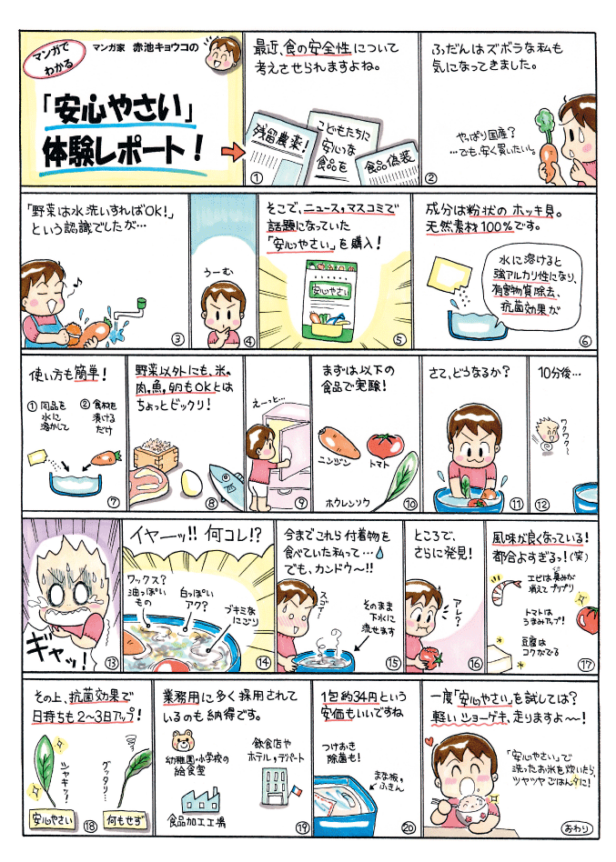 安心やさい　体験レポート