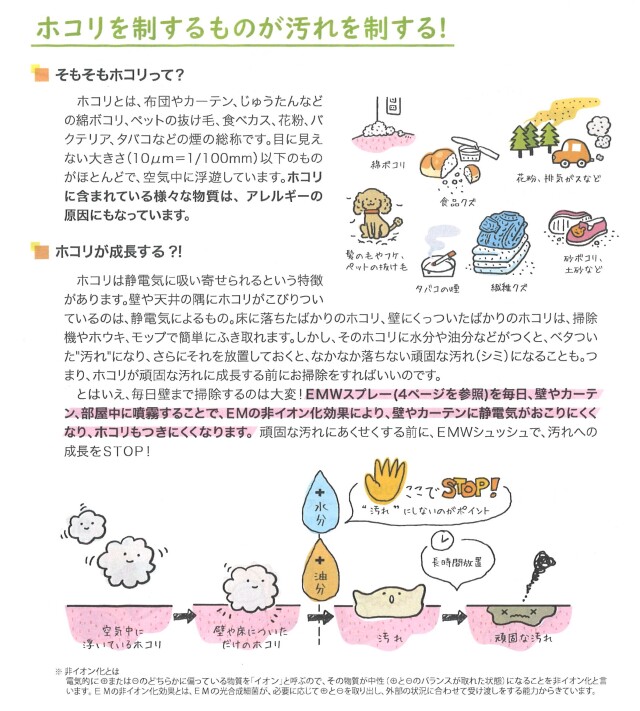 EMW　ほこり