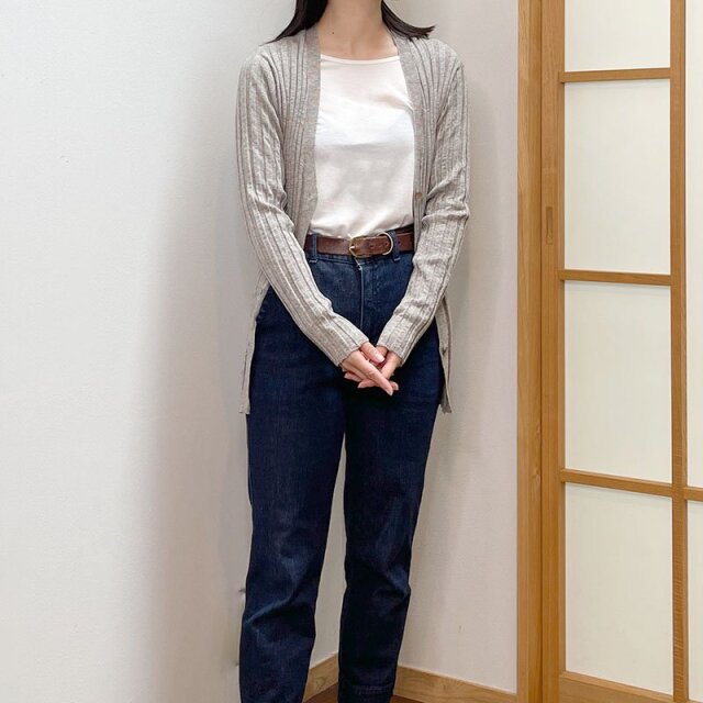 竹布　ヤクワイドリブカーディガン4